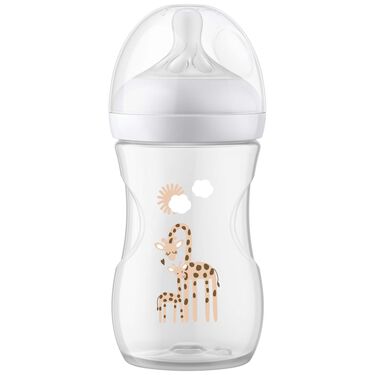 Philips Avent Natural Fles - 260 ml - Giraffe