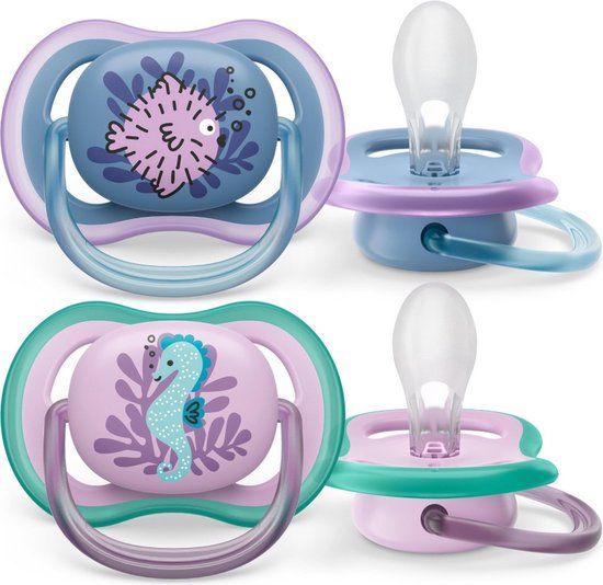 Fopspeen Philips Avent Ultra Air +6mnd Zeepaard/Vis