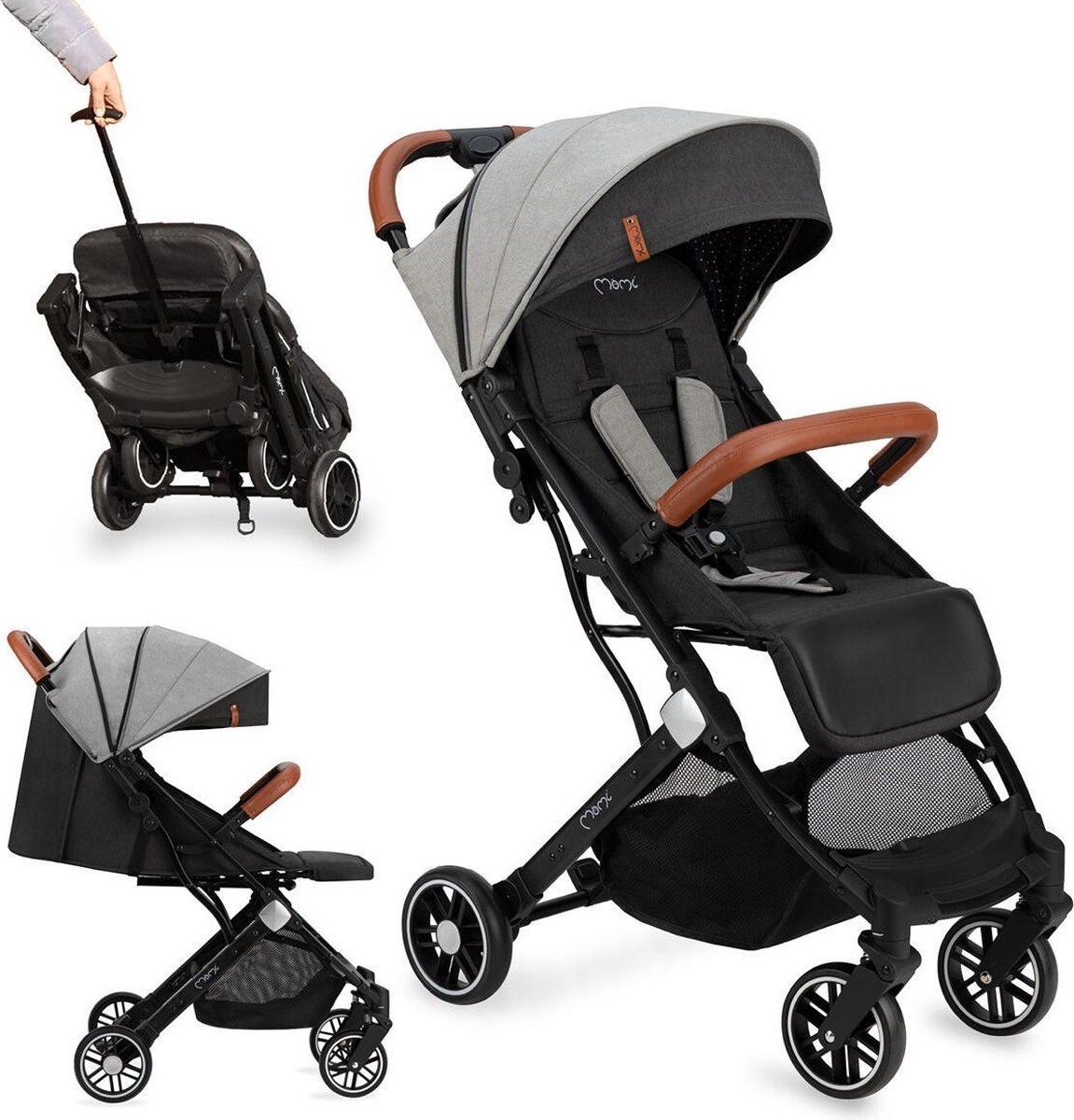 MoMi ESTELLE - Kinderwagen - Grijs