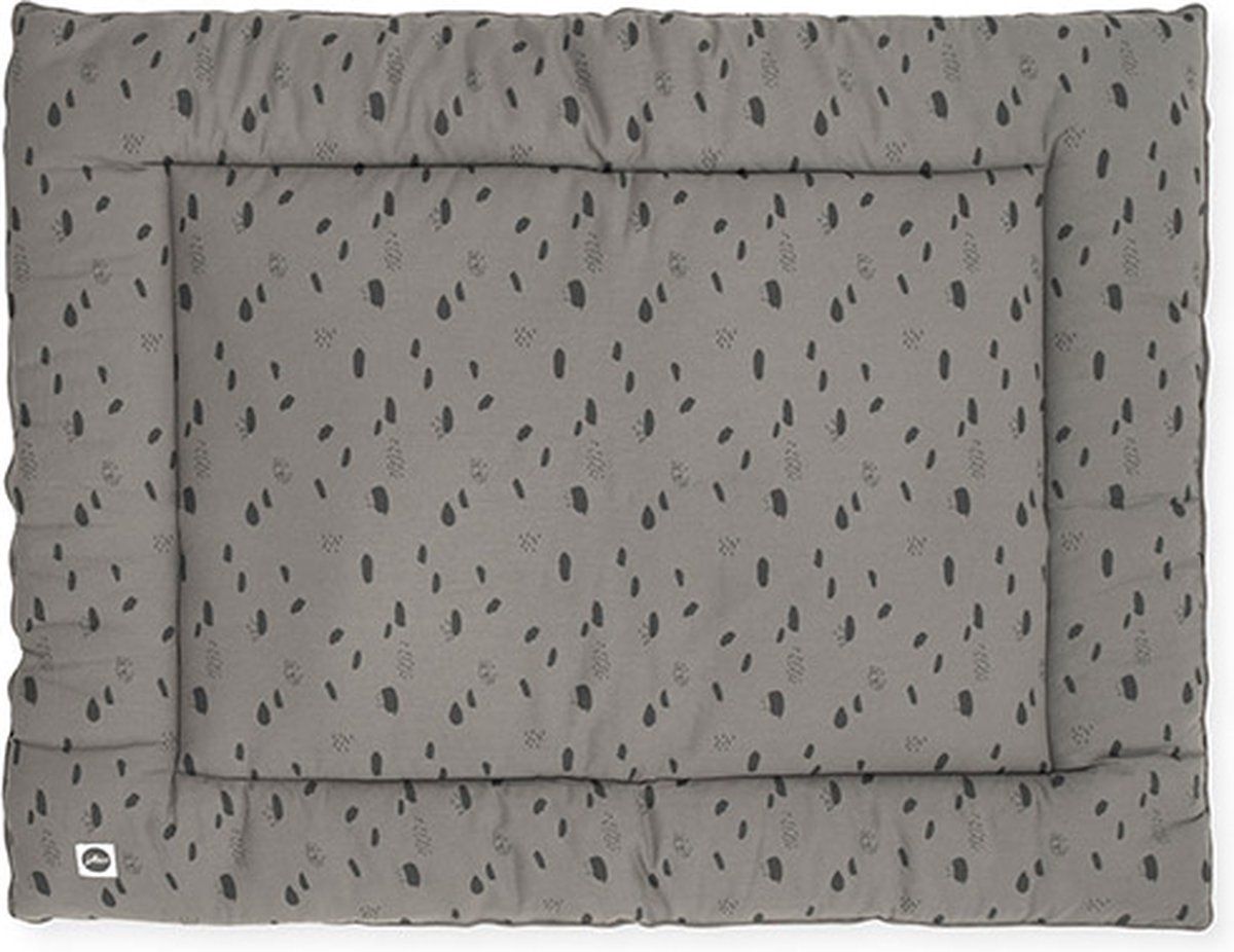 Boxkleed Jollein Spot 80x100 Storm Grey