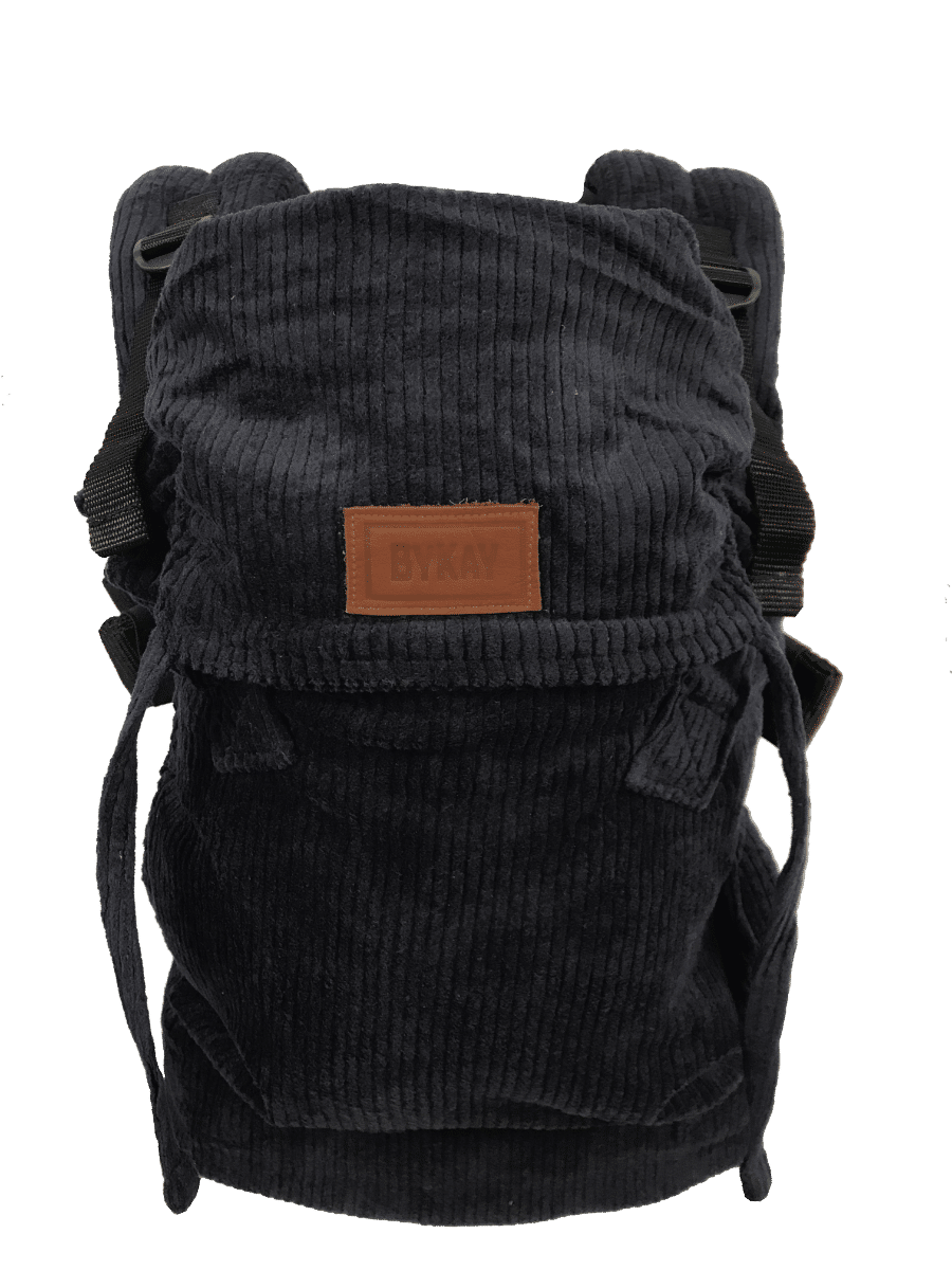 Draagzak ByKay Click Carrier Deluxe Rib Smoky Black