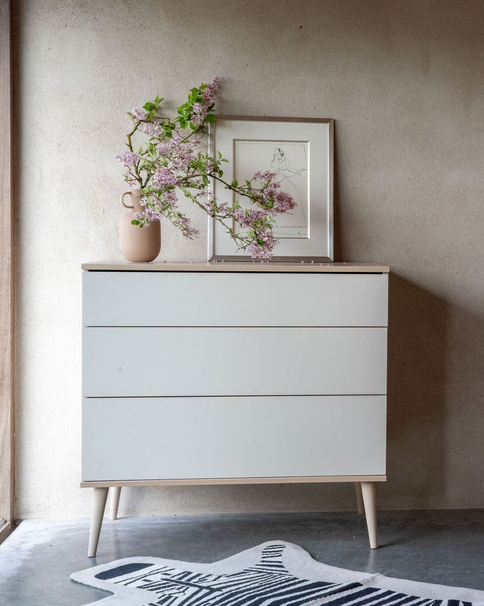 Commode Quax Flow White & Oak