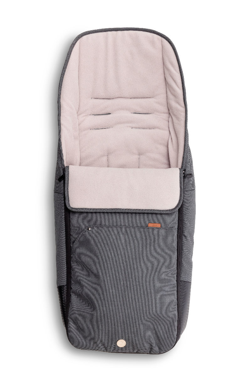 Mutsy Nio Kinderwagen Voetenzak - Verstelbare Maat - Gevoerd met Fleece - North Grey