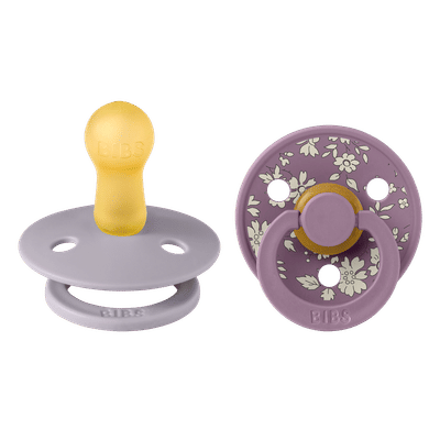 Fopspeen Bibs x Liberty Capel Fossil Grey Mix 0-6mnd 2st