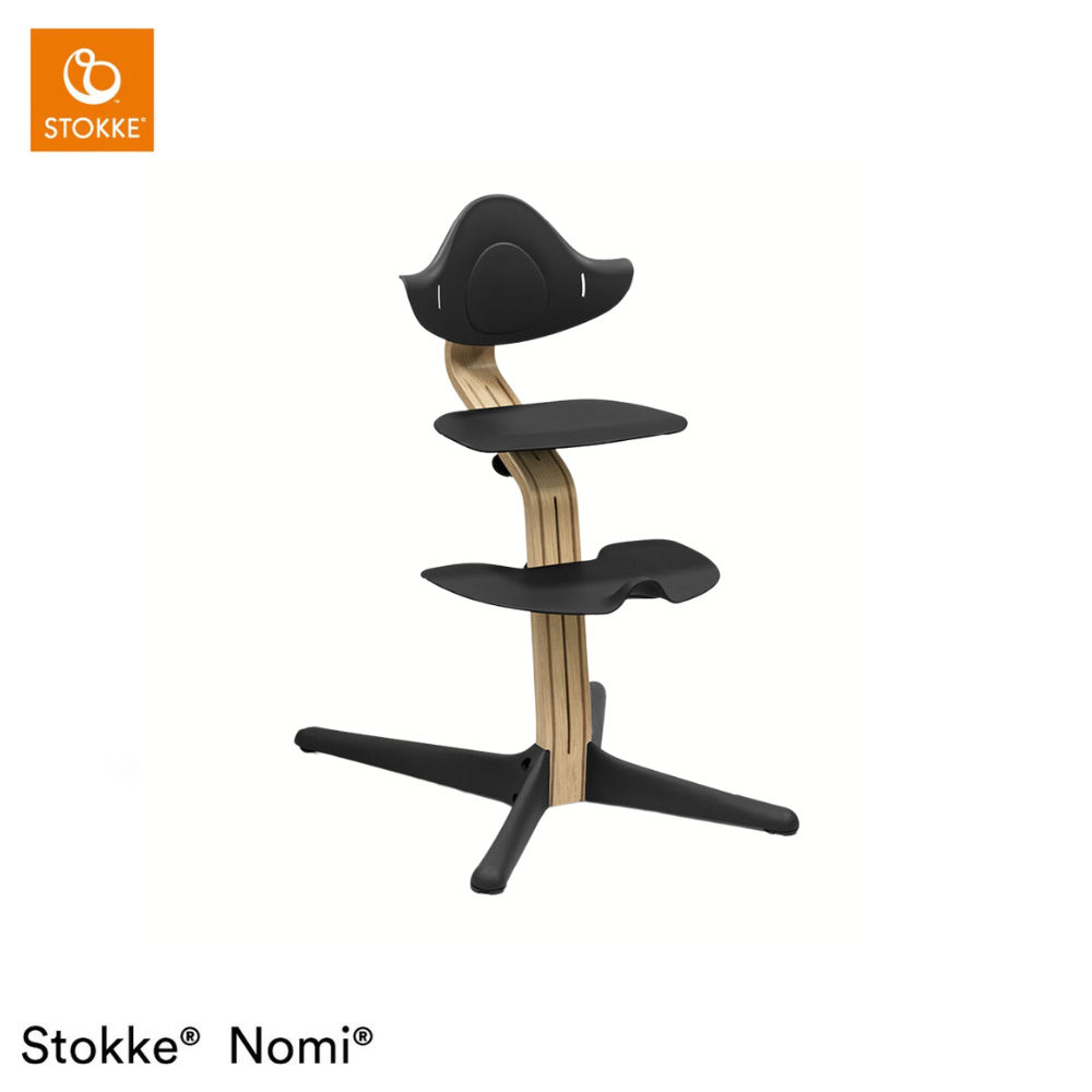 Nomi Kinderstoel - Oak Black