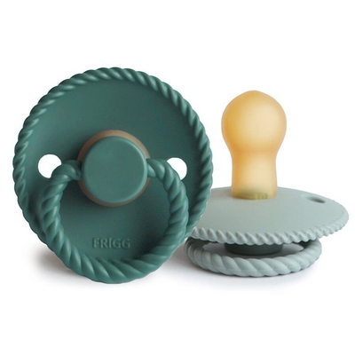 Fopspeen Frigg Rope 6-18mnd Sage/Vintage Green 2st