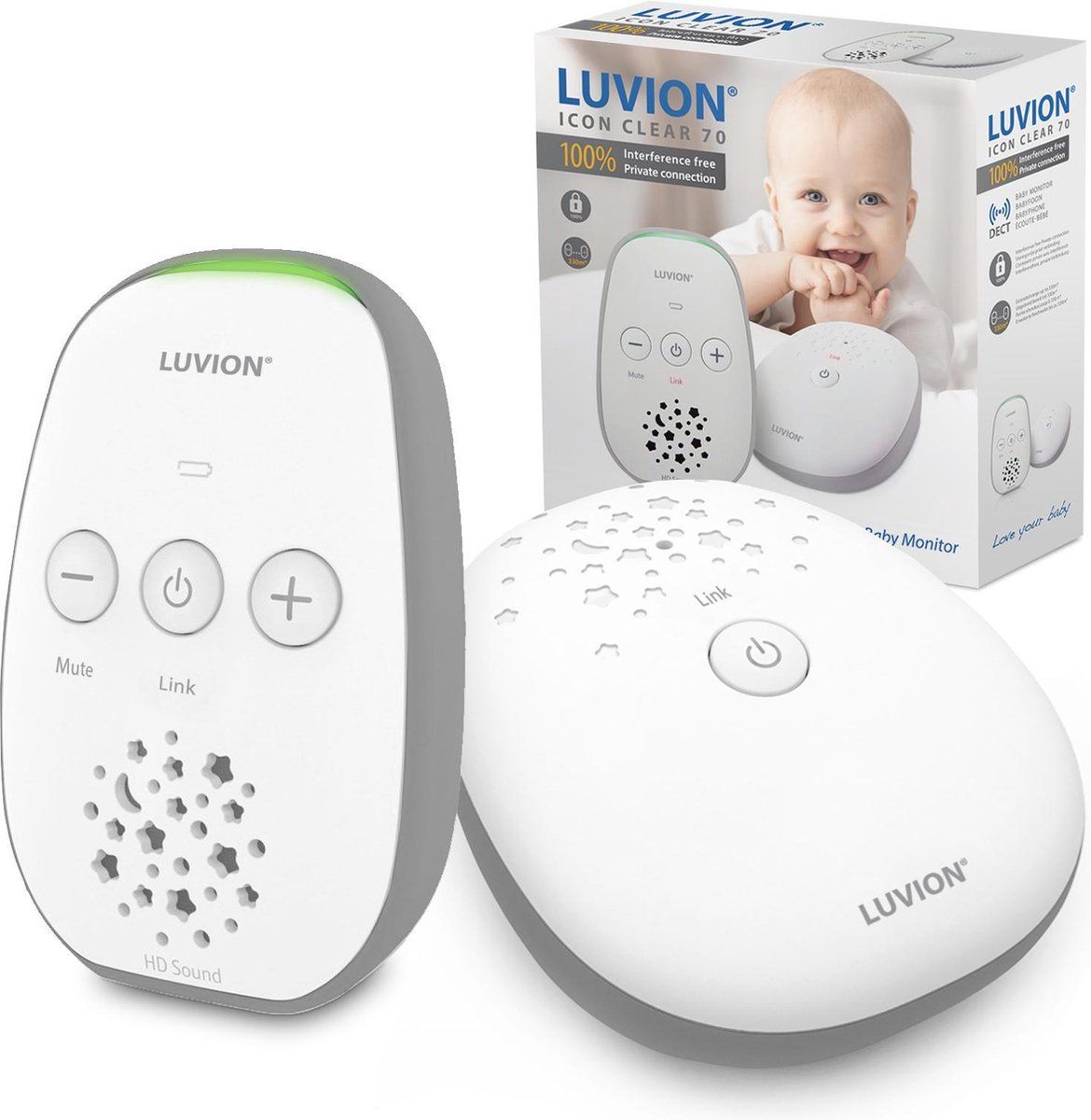 Babyfoon Luvion Icon Clear Dect 70