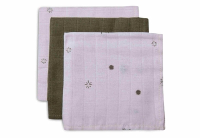 Jollein Monddoekje Hydrofiel Stargaze - Leaf Green - 3 Stuks