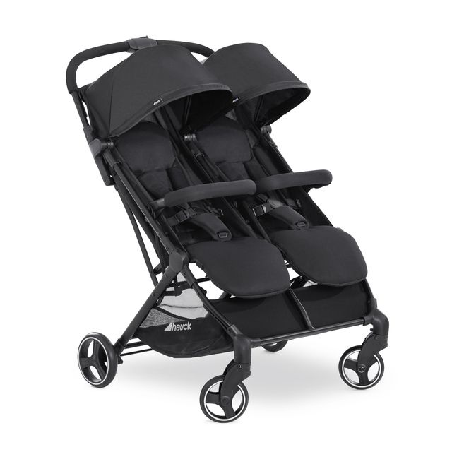 Hauck Swift x Duo - Tweeling- en duobuggy - Compact opvouwbaar - Black