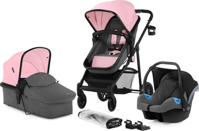 Kinderwagen Kinderkraft Juli 3-in-1 Pink + Autostoel