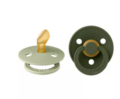 BiBs Fopspeen Anatomisch - 0-6 Mnd - 2 Stuks - Sage / Hunter Green