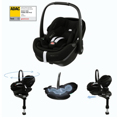 Maxi-Cosi Pebble 360 Pro 2 Autostoeltje - Twillic Black
