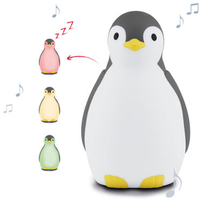 Zazu Pam Slaaptrainer - Met Bluetooth speaker en nachtlamp functie - Wit / Grijs