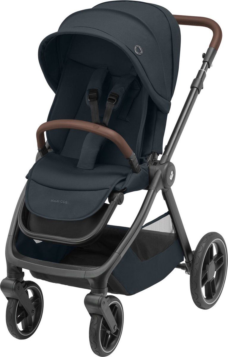 maxi-cosi-oxford-kinderwagen-essential-graphite-dark-framedark-brown-leather