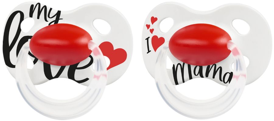 Medela Original Baby Fopspeen Love Mama 0-6 Mnd 2 Stuks