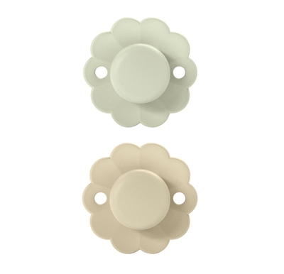 Suavinex Wonder Reversible Duo Aqua/Gray 0-6m 2 stuks Silicone Fopspenen SXSWP1084406