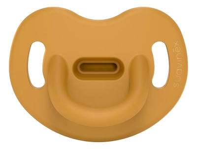 Suavinex Essence Flat Mustard 0-6m Silicone Fopspeen SXSEA10081566