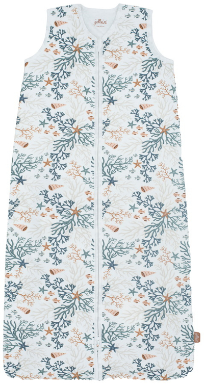 Jollein - Baby Zomerslaapzak Jersey (Coral) - Katoen - Babyslaapzak, Slaapzakje Baby - 70cm