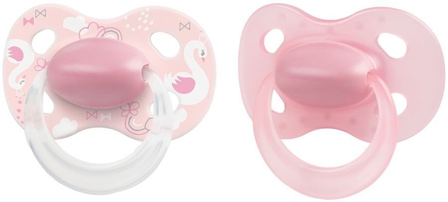 Medela Original Baby Fopspeen Powdery Pink 6-18 Mnd 2 Stuks