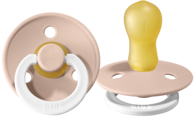 Bibs Blush Glow in the Dark 18+ mnd Fopspeen 300256C