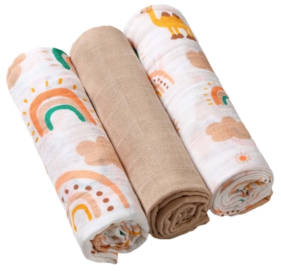 Baby Ono 3 Stuks Beige Hydrofiel Luiers 348/08