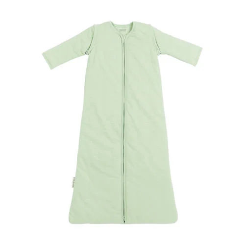 Meyco baby winter slaapzak met afritsbare mouwen soft green