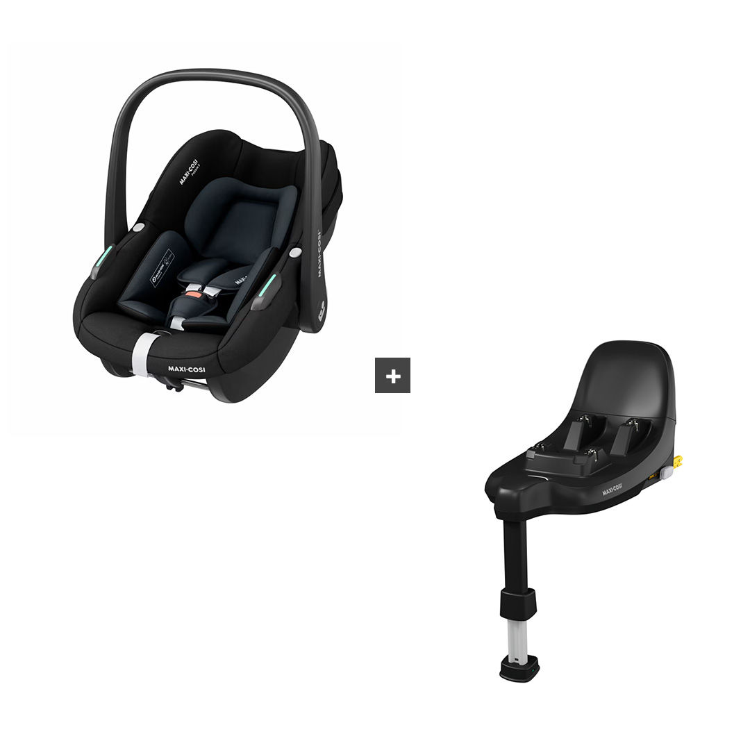 Maxi-Cosi Pebble S Autostoel + FamilyFix S Base - Tonal Black