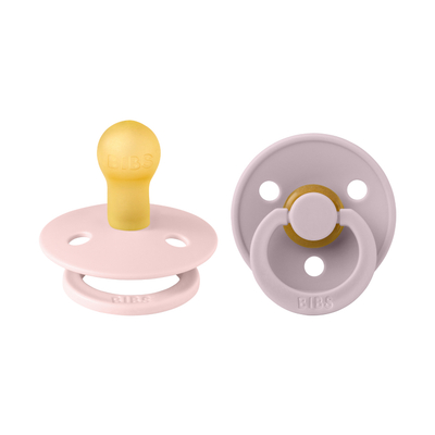 BiBs Fopspeen Blossom / Dusky Lilac 0-6 Mnd 2 Stuks