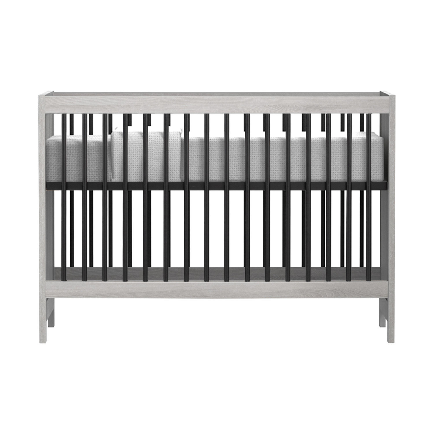 Europe Baby Vittoria Babybed Grijs / Zwart 60 x 120 cm