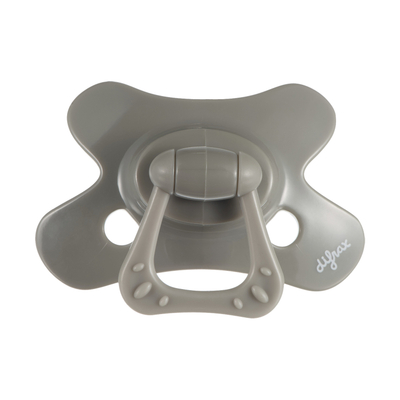 Difrax Dental Fopspeen Grijs 18+ Mnd