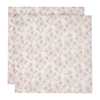 Witlof for kids hydrofiele doek Flower Powder - set van 2