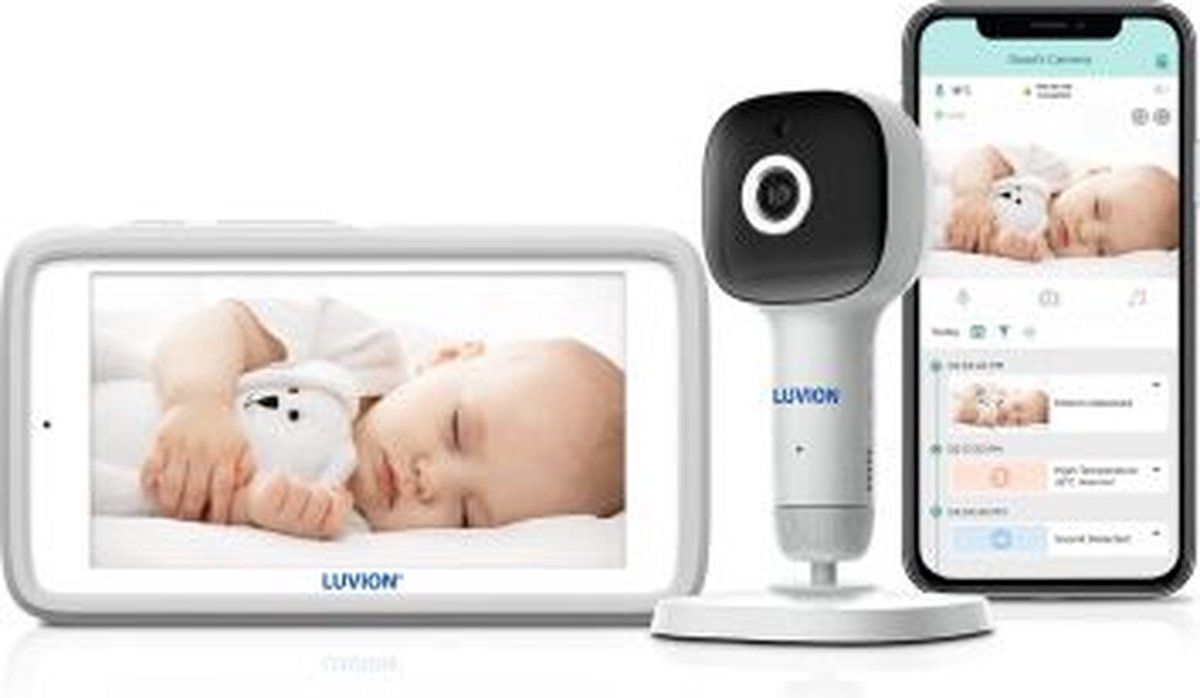 Luvion Grand Elite 4 Connect Crib - Babyfoon - Wit