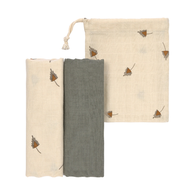 Laessig Hydrofieldoek Taupe 80 x 80 cm 2 Stuks