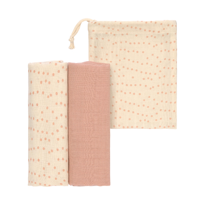 Laessig Hydrofieldoek Rose 80 x 80 cm 2 Stuks