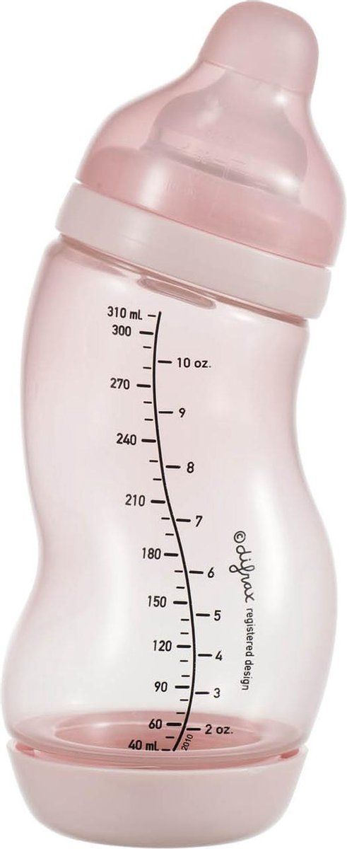 Difrax S-Fles breed 310ml Roze 120-707B13