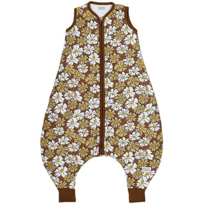 Meyco gevoerde baby slaapzak Vintage Flower taupe