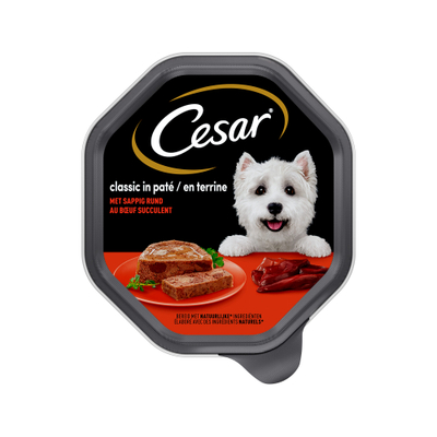 Cesar Classic in Paté - Rund - 14 x 150 g - natvoer honden