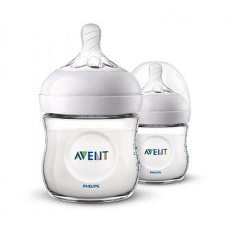 Philips Avent Philips Avent - Natural Babyfles - 0+ maanden - 2 x 125ml - SCF030/27