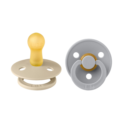 BiBs Fopspeen Vanilla / Cloud 6-18 Mnd 2 Stuks