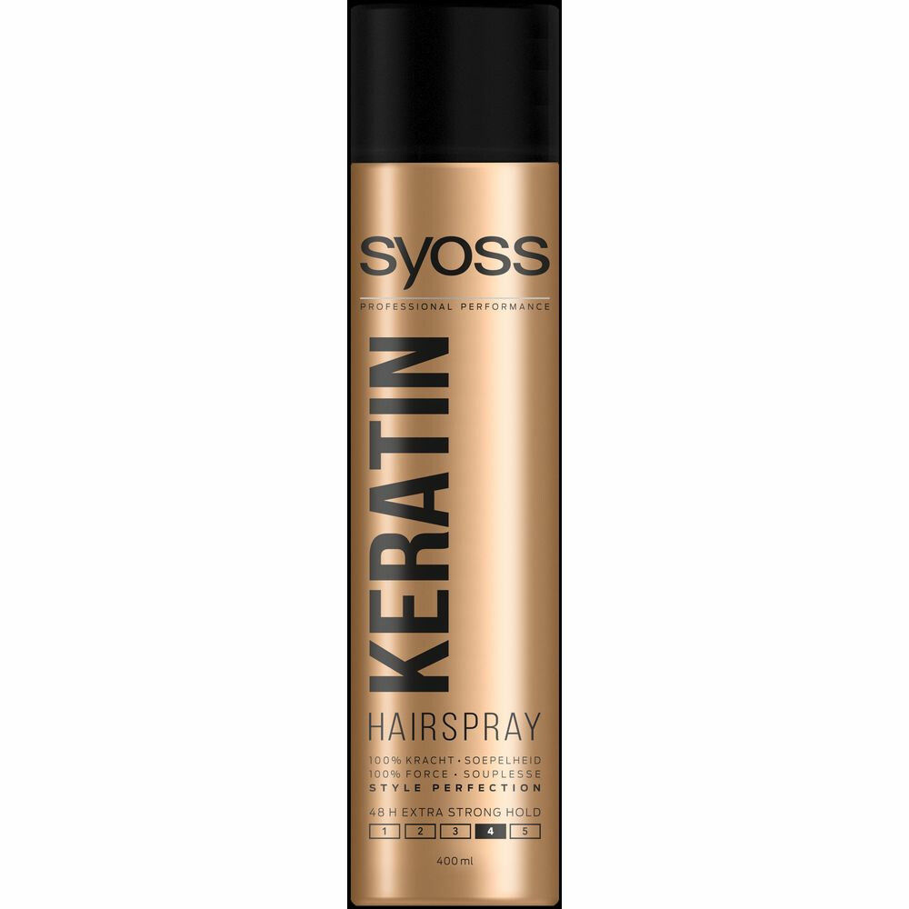 Syoss Keratin haarspray - 6 x 400 ml - voordeelverpakking