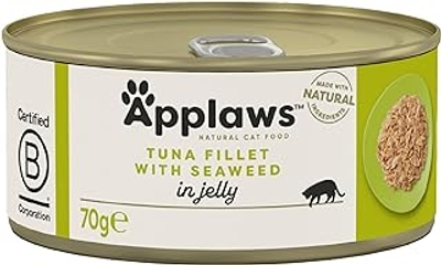 Applaws Tonijn & zeewier in gelei katten nat voer 24 x 70g - natvoer katten