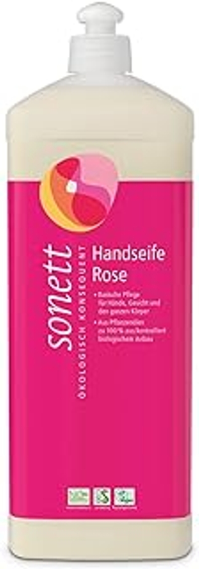 Sonett Handzeep Rose, 1 liter