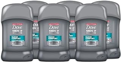 Dove, Dove Men + Care Deodorant voor heren, antitranspirant, met 1/4 Dove vochtinbrengende crème, bescherming tot 48 uur, dermatologisch getest, 6 stuks à 50 ml