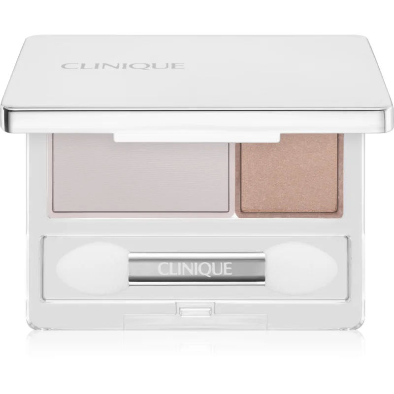 Clinique All About Shadow™ Duo Relaunch Duo Oogschaduw Tint Seashell Pink/Fawn Satin 1,7 g