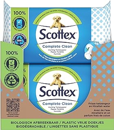 Scottex vochtig toiletpapier - 504 doekjes