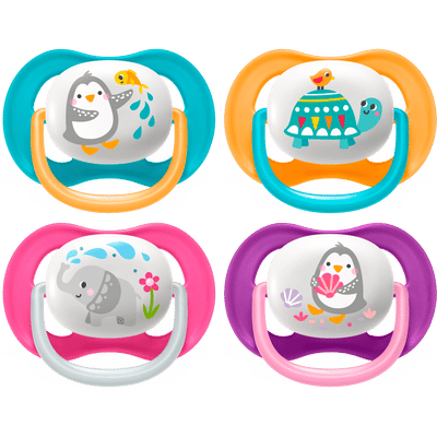 Philips Avent - Ultra Air - Fopspeen Animals - 6/18 maanden - 2 stuks - SCF080/12