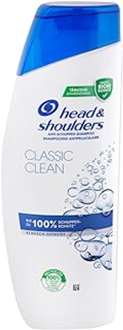 Head & Shoulders Classic Clean Anti-roos shampoo, tot 100% bescherming tegen roos, 500 ml