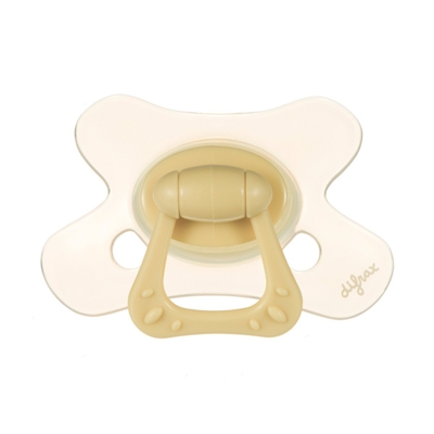Difrax Fopspeen - Natural & Pure - 6+ Maanden - Peach