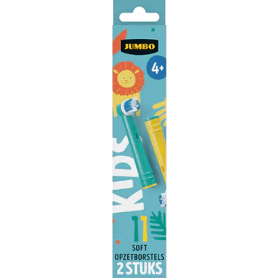 Jumbo  opzetborstels - 2 stuks