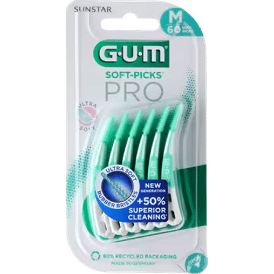 GUM Soft-Picks Advanced Regular / Medium Tandenstoker Value Pack 60 Stuks